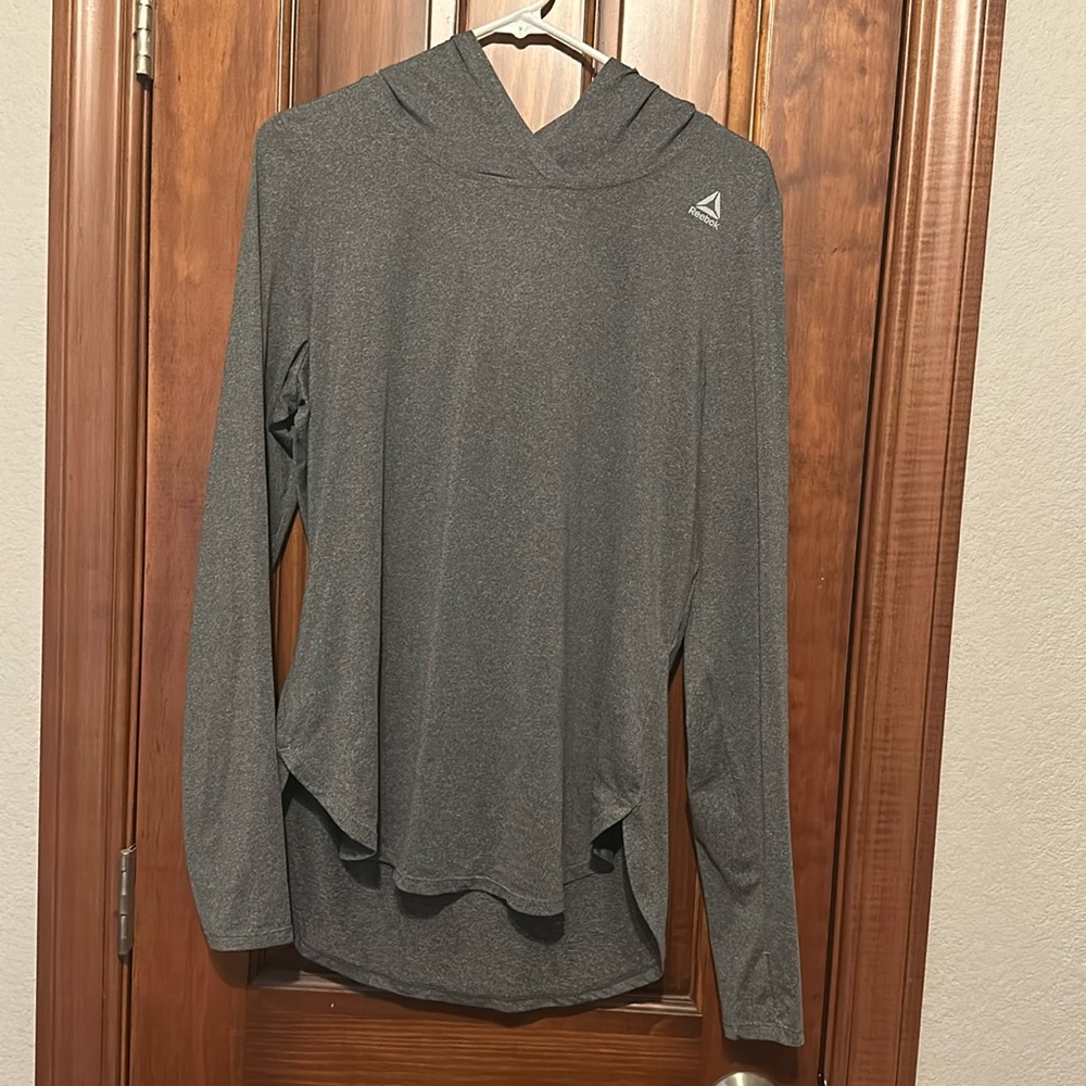 Grey Reebok light weight sweatshirt
